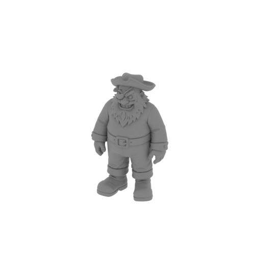Captain Brineybeard - Cuphead Figurine.stl