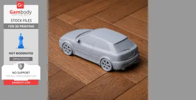 Audi S3 - Scale Vehicle STL