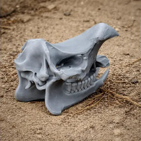 Javan Rhinoceros Skull - Skull Replica STL