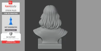 Rene Descartes Bust - Historical Warrior STL