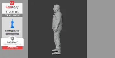 Cargo Ship - Rust Figurine - Character Figure STL