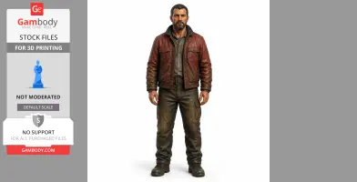 Cargo Ship - Rust Figurine - Character Figure STL