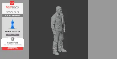 Cargo Ship - Rust Figurine - Character Figure STL
