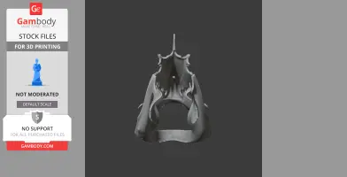 Knifefish Skull - Skull Replica STL
