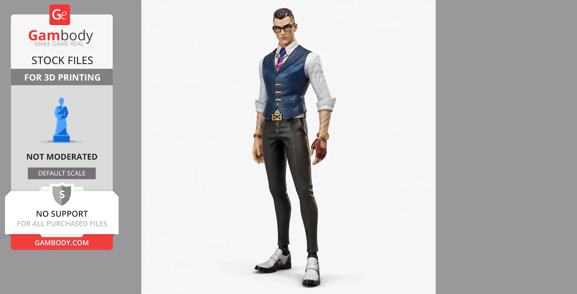 Chamber - Valorant Figurine - Character Figure STL