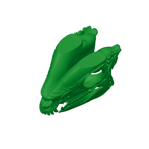 Leptailurus (fossil) Skull.3mf