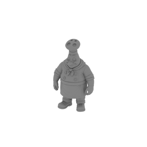 Chef Saltbaker - Cuphead Figurine.stl
