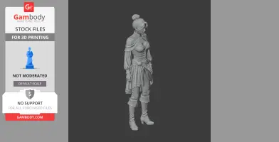 Christine Davain - Vampire Survivors - Character Figure STL