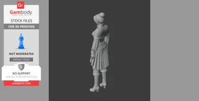 Christine Davain - Vampire Survivors - Character Figure STL