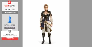 Christine Davain - Vampire Survivors - Character Figure STL