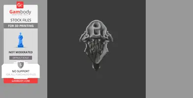 Lowland Streaked Tenrec Skull - Skull Replica STL
