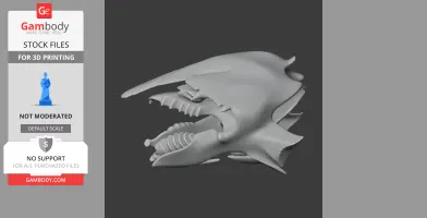 Lungfish (Australian) Skull - Skull Replica STL