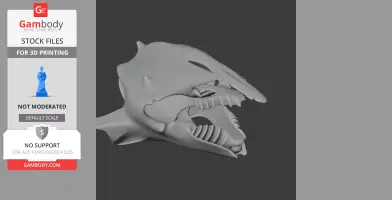 Lungfish (Australian) Skull - Skull Replica STL