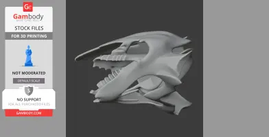 Lungfish (Australian) Skull - Skull Replica STL