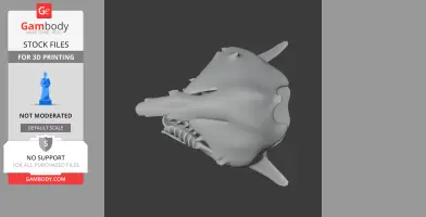 Lungfish (Australian) Skull - Skull Replica STL