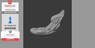 A detailed 3D model of a mammoth skull designed for 3D printing.