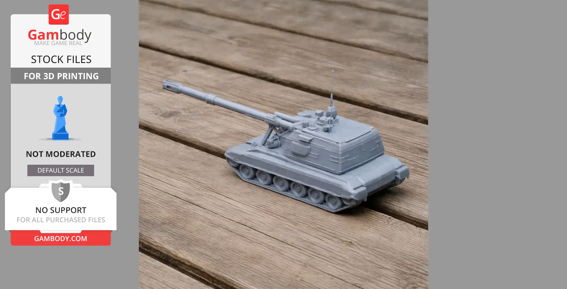 2S19 Msta - Tank Model STL