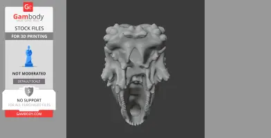 Aachenosaurus Skull - Skull Replica STL