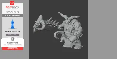 Butcher Diablo 4 Figurine - Character Figure STL