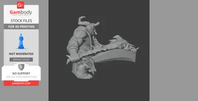 Butcher Diablo 4 Figurine - Character Figure STL