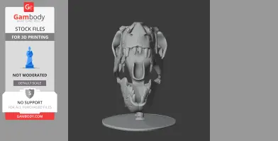 Airakoraptor Skull - Skull Replica STL
