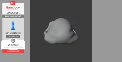 3D model of an Albertonykus dinosaur skull, ready for 3D printing.