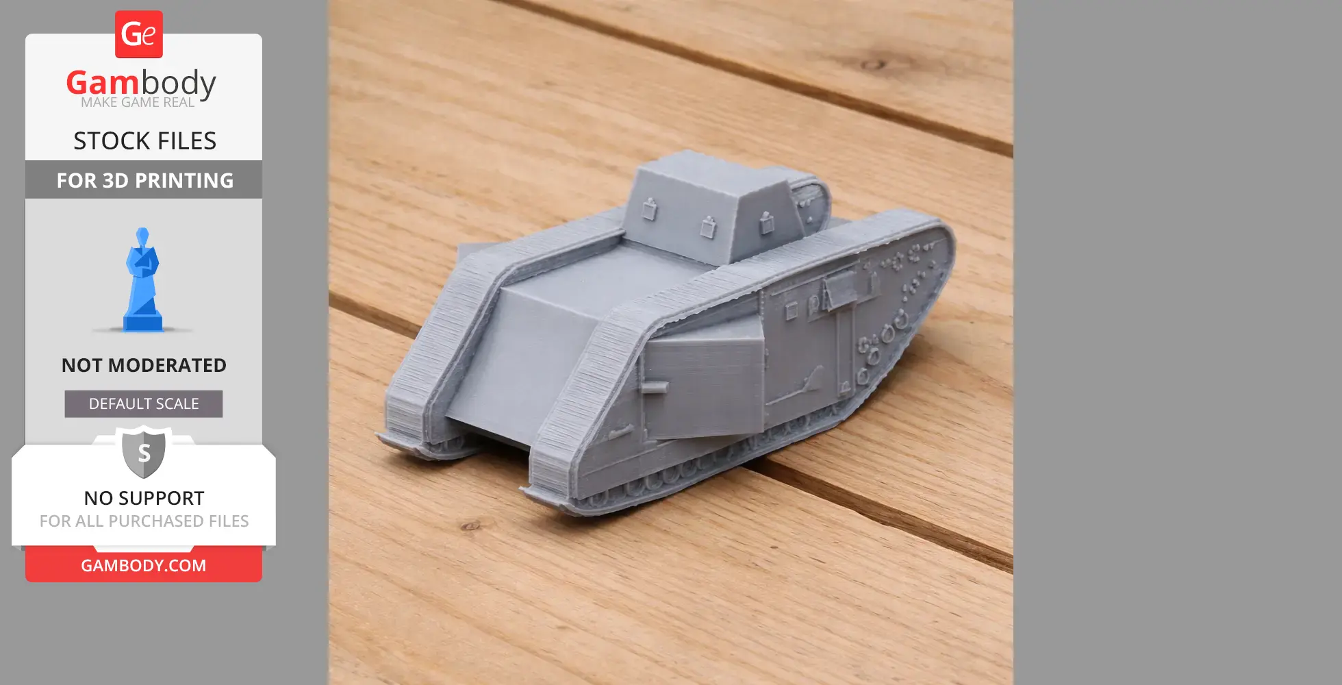 A7VU - Tank Model STL