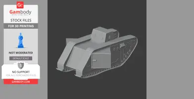 A7VU - Tank Model STL