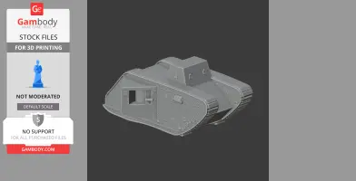 A7VU - Tank Model STL
