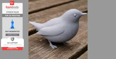 American dipper - Prehistoric Animal STL
