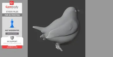 American dipper - Prehistoric Animal STL