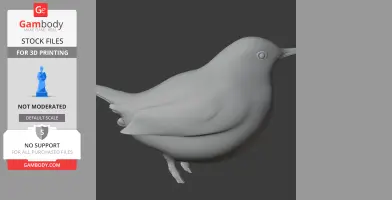 American dipper - Prehistoric Animal STL