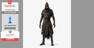 Charred - Valheim Figurine - Character Figure STL