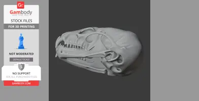 Amargatitanis Skull - Skull Replica STL
