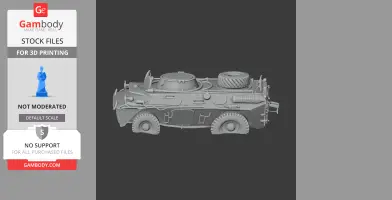 ABC-79M tank model for 3D printing, featuring detailed wheels, turret, and body.