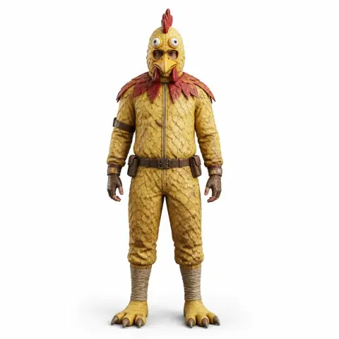 Chicken - Rust Figurine - Character Figure STL