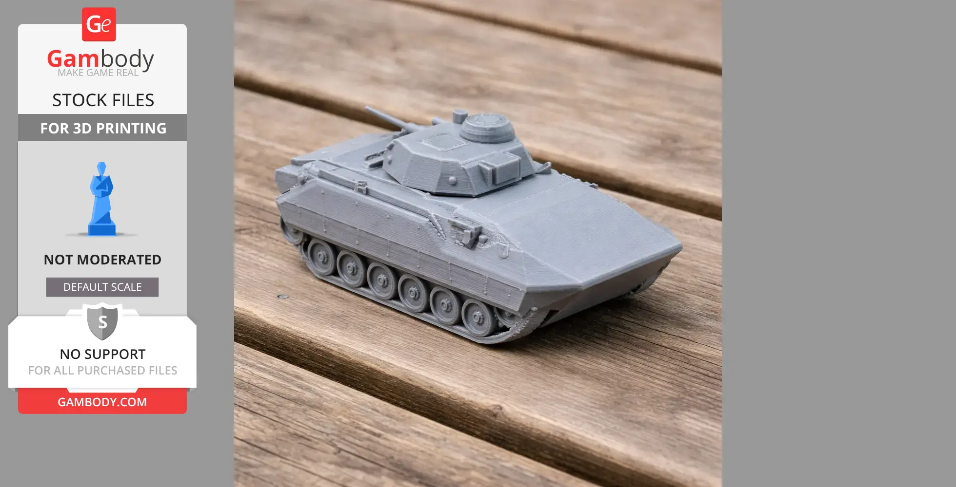 ACV-300 - Tank Model STL