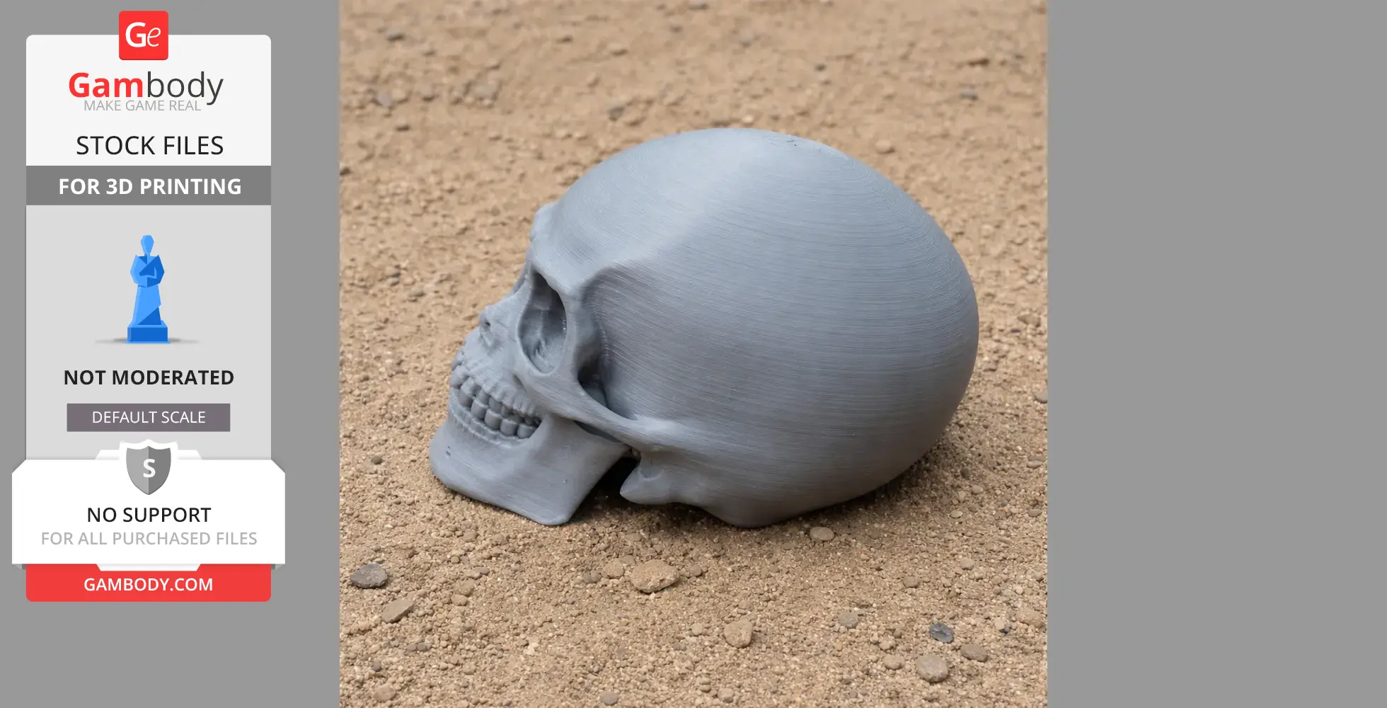 Analong Skull - Skull Replica STL