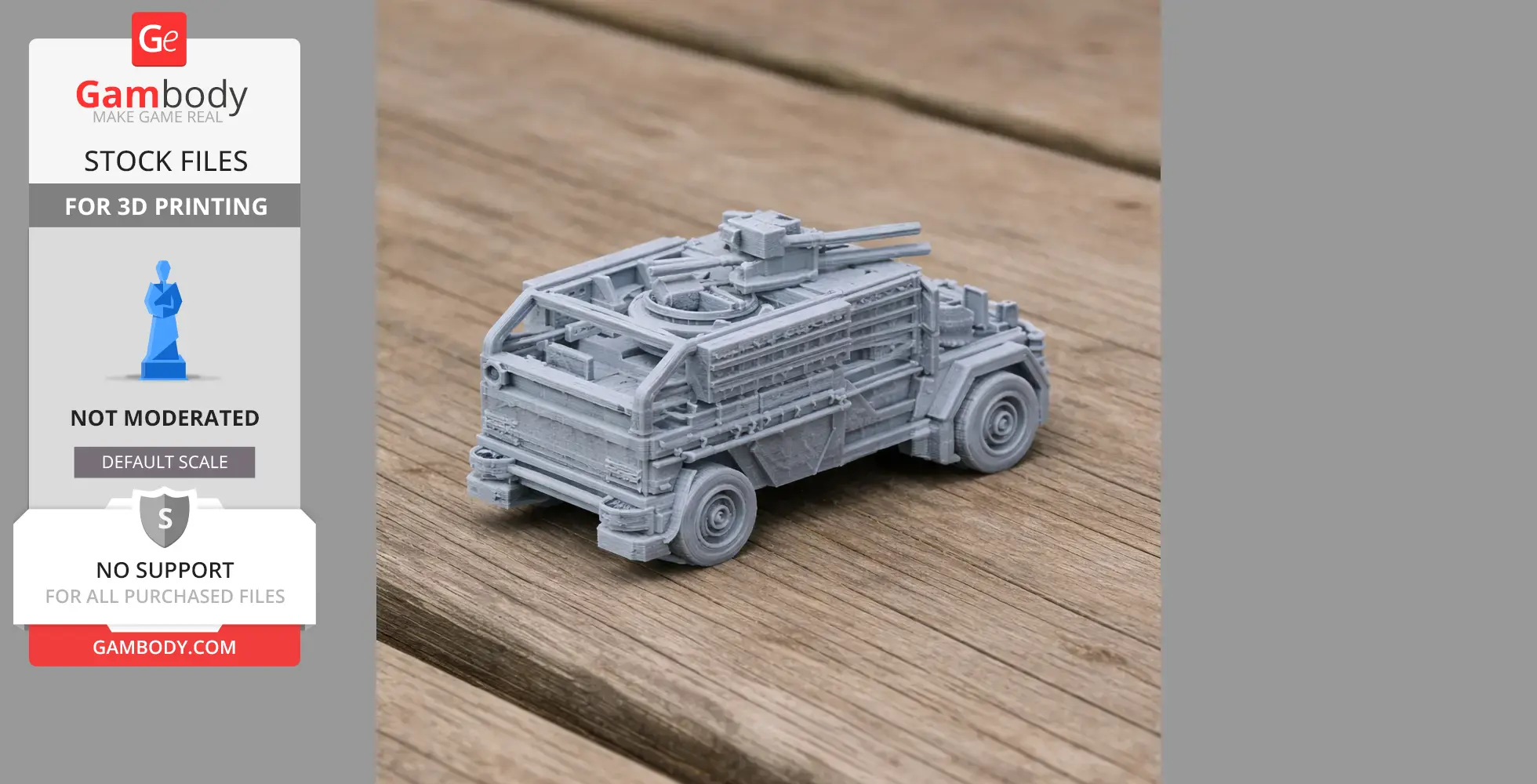 AGF (light infantry vehicle) - Tank Model STL