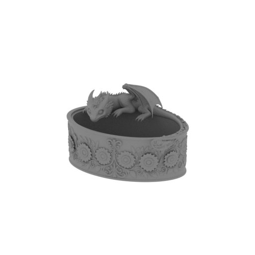 SunFlower Dragon Planter.stl