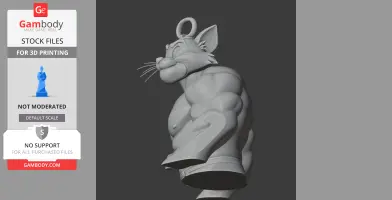 Tom Cat Hulk Ring Figure - Mashup Figure STL