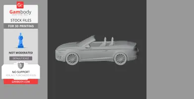 Audi S5 - Scale Vehicle STL