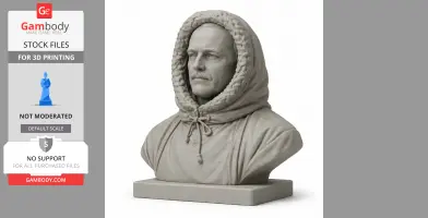 Robert Falcon Scott Bust - Historical Warrior STL