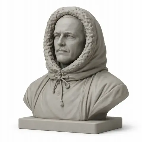 Robert Falcon Scott Bust - Historical Warrior STL