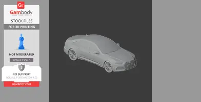 Audi S6 - Scale Vehicle STL