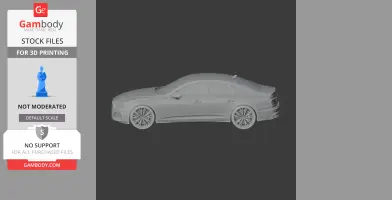 Audi S6 - Scale Vehicle STL