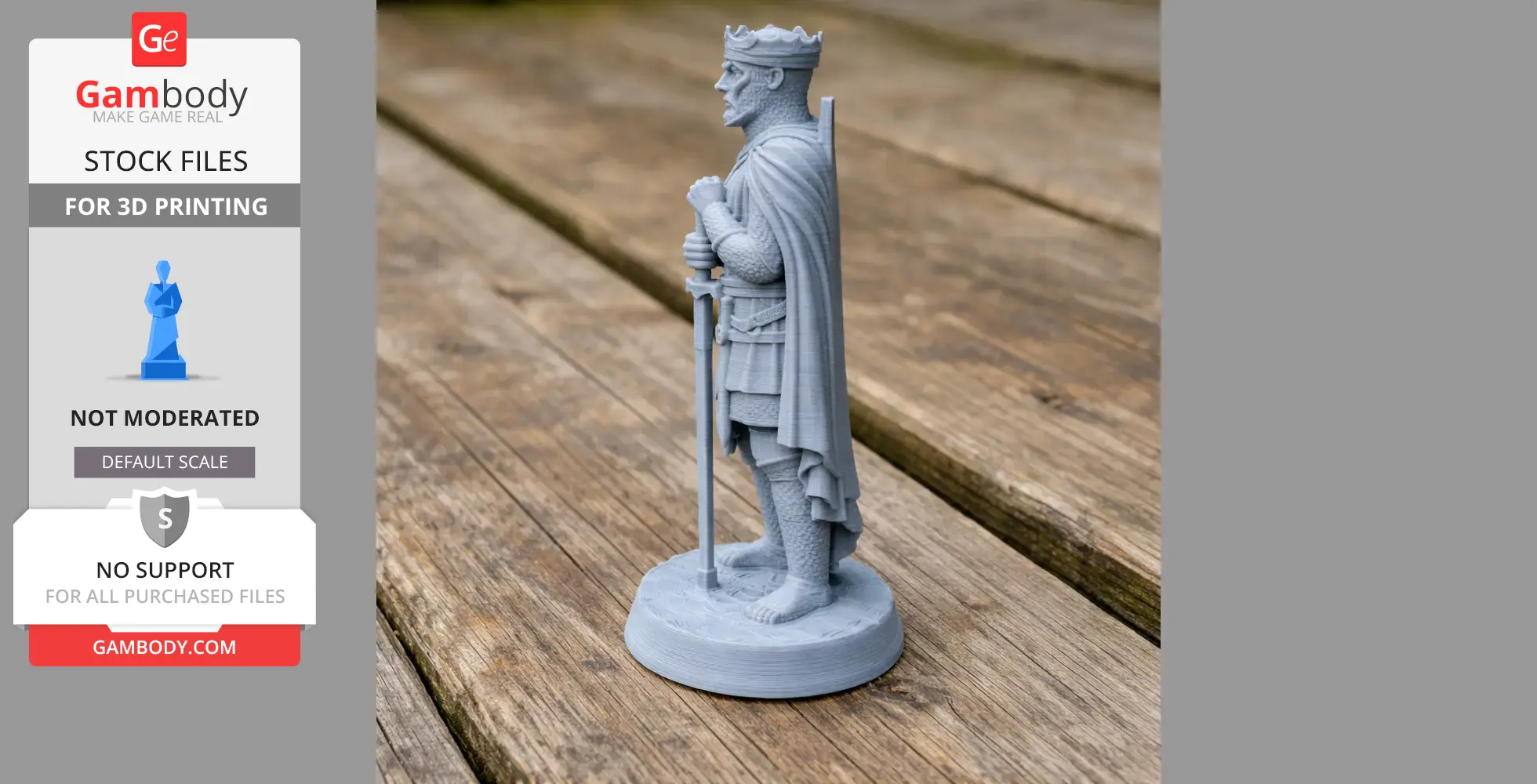 Robert the Bruce Knight - Historical Warrior STL