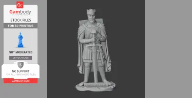 Robert the Bruce Knight - Historical Warrior STL