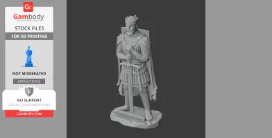 Robert the Bruce Knight - Historical Warrior STL