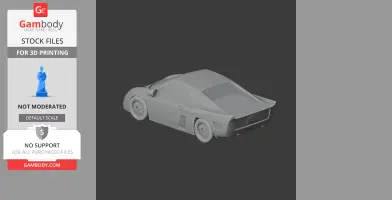 Audi Sport Quattro RS 002 - Scale Vehicle STL